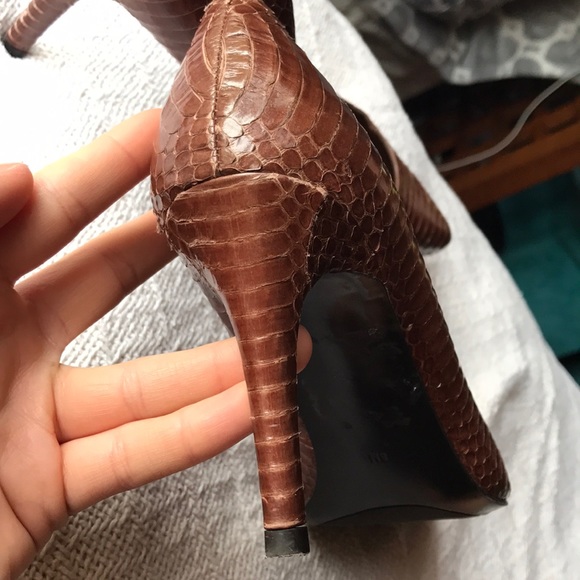 Ralph Lauren Shoes - Beautiful Ralph Lauren brown leather heels